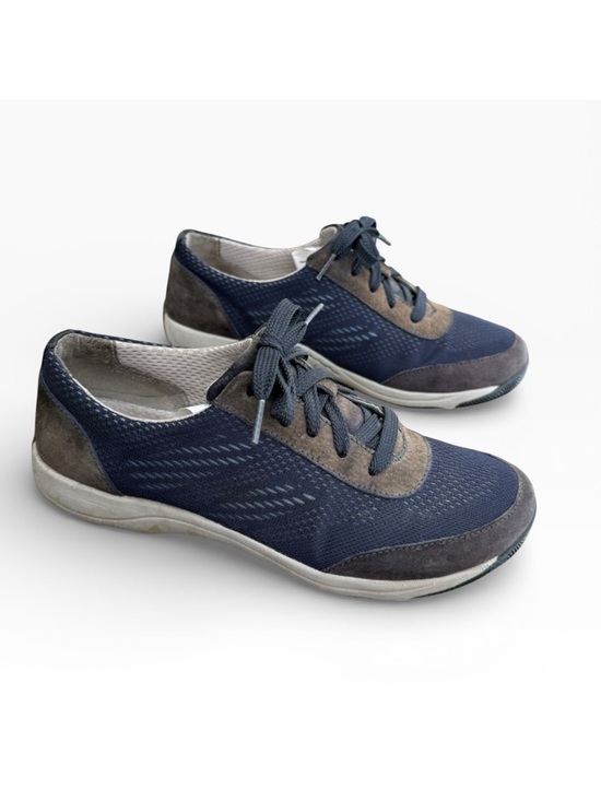 Dansko Shoes - Dansko Hayes Women's Lace Up Comfort Sneakers Navy Grey EU 38 US 7.5 - 8